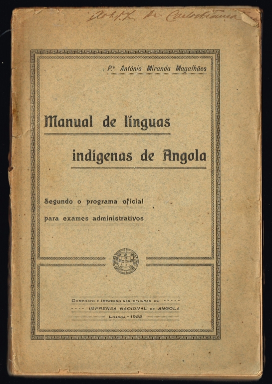 MANUAL DE LNGUAS INDGENAS DE ANGOLA